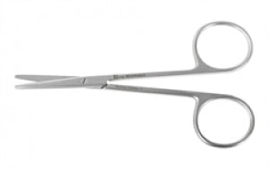 Medline - Dissecting Scissors Metzenbaum 5-3/4 Inch Length OR Grade German Stainless Steel NonSterile Finger Ring Handle Straight Blades Blunt Tip / Blunt Tip - MDS0828015