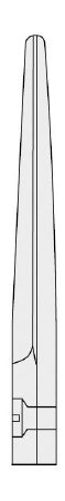 Medline - Dissecting Scissors Mayo 6-3/4 Inch Length OR Grade German Stainless Steel NonSterile Finger Ring Handle Straight Blades Blunt Tip / Blunt Tip - MDS0816017