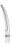 Medline - Dissecting Scissors Mayo 6-3/4 Inch Length OR Grade German Stainless Steel NonSterile Finger Ring Handle Curved Blades Blunt Tip / Blunt Tip - MDS0816117