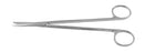 Medline - Dissecting Scissors Metzenbaum 7 Inch Length OR Grade German Stainless Steel NonSterile Finger Ring Handle Curved Blades Blunt Tip / Blunt Tip - MDS0828118