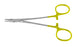 Medline - Needle Holder 5 inch Length Narrow Cross Serrated Tips Finger Ring Handle - MDS2422213