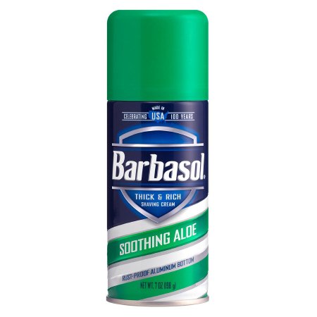 Barbasol Soothing Aloe - Shaving Cream 7 oz. Aerosol Can - 05100900774