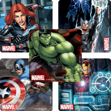 Smilemakers  100 Per Unit Avengers Classic Sticker 2.5 Inch - ST1304R