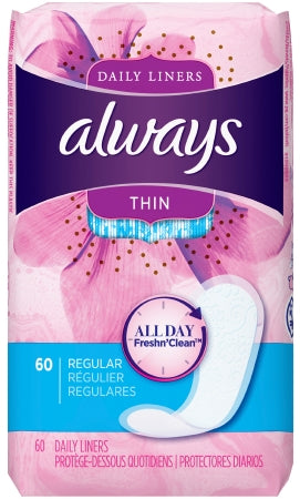 The Palm Tree Group Feminine Pad Always Thin Pantyliner Regular Absorbency - 37000082828