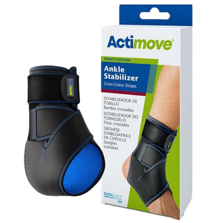 Actimove Sports Edition - Ankle Stabilizer One Size Fits Most Hook and Loop Strap Closure Left or Right Foot - 7561130