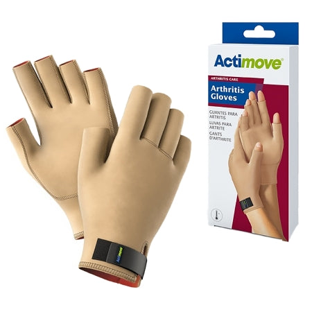 Actimove - Compression Gloves Open Finger Large Wrist Length Hand Specific Pair - Bsn Medical - 7578322