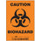 Brady - Wall Sign Caution Caution Biohazard with Symbol - 447X02