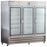 Corepoint Scientific White Diamond Series - Refrigerator Laboratory Use 72 cu.ft. 3 Swing Glass Doors Cycle Defrost - NSWDR723SSG/0