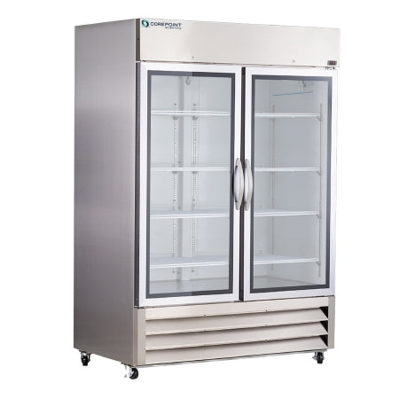 Corepoint Scientific - Refrigerator General Purpose 49 cu.ft. 2 Swing Glass Doors Cycle Defrost - GPR492SSG/0