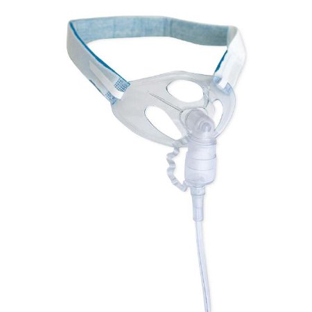 OxyMulti-Mask - Trach Mask Elongated Style Adult One Size Fits Most Adjustable Head Strap - Medline - OAT1025ML