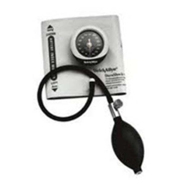 Welch-Allyn Sphygmomanometer Aneroid Durashock Silver Series 11 Adlt Arm Dl Dspl Gry/Blk Ea - DS45-11C