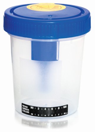 Mckesson Brand Urine Specimen Container With Integrated Transfer Device Mckesson Polypropylene 120 Ml (4 Oz.) Screw Cap Sterile - 16-UCC4