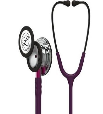 3M Littmann - Classic Stethoscope Burgundy 1-Tube 27 Inch Tube Double-Sided Chestpiece - 3M - 5960