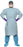 Halyard Chemo360 - Chemotherapy Procedure Gown 2X-Large Blue NonSterile ASTM F739-12 Disposable - 47347