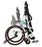 Fabrication Enterprises Standing Wheelchair Leo Ii 18 Inch Seat Width 250 Lbs. Weight Capacity - 750233