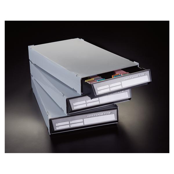 Simport Plastics Ltd. Modular Drawer Gray 165-Ring/ 250-Cassette Capacity 6/Ca - M495-6