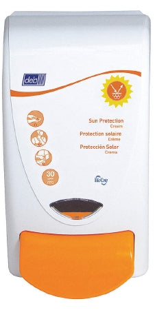 SCJ Professional Protect - Sunscreen Dispenser White Plastic Manual Push 1 Liter Wall Mount - SUN1LDS