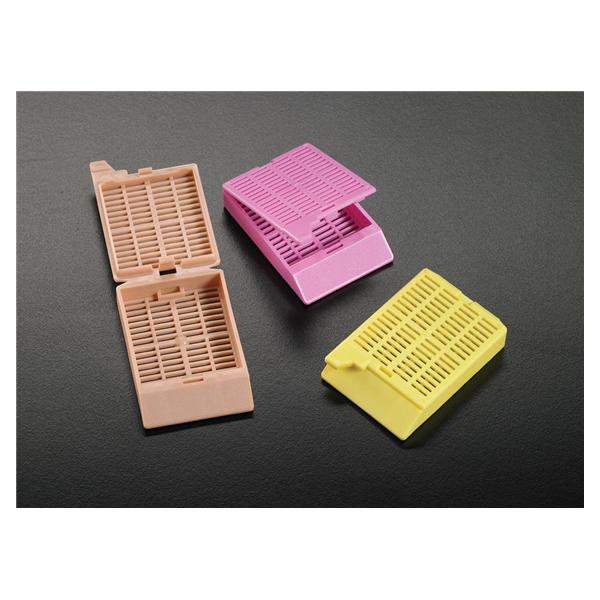 Simport Plastics Ltd. Unisette Processing/Embedding Tissue Cassette Pink Lid 1500/Ca - M505-3