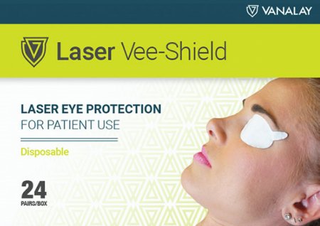 Vanalay Laser Eye Protector Vee-Shield One Size Fits Most Adhesive - 816023