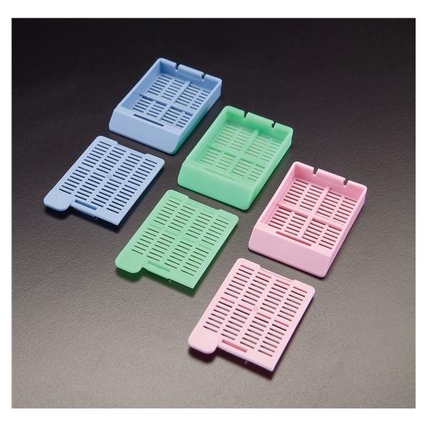 Simport Plastics Ltd. Swingsette Processing/Embedding Tissue Cassette Lilac Hinged Lid 1000/Ca - M517-10
