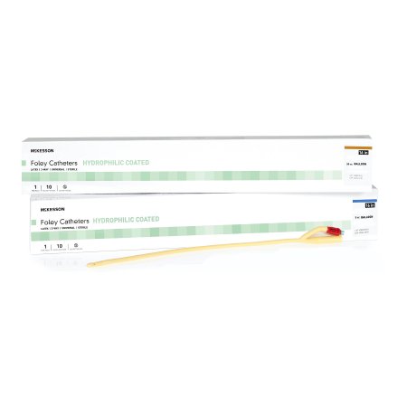 McKesson - Foley Catheter 2-Way Coude Tip 5 cc Balloon 24 Fr. Latex - 16-LFOL524C