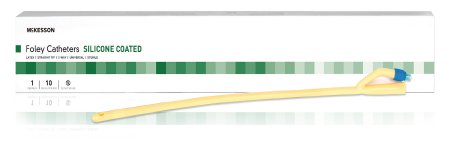McKesson - Foley Catheter 2-Way Standard Tip 30 cc Balloon 20 Fr. Silicone Coated Latex - 16-SLFOL3020