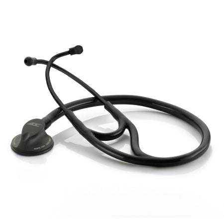 Adscope - Cardiology Stethoscope Black 1-Tube 19 Inch Tube Single Head Chestpiece - American Diagnostic Corp - 600ST