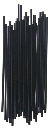 Empress - Cocktail Straw / Coffee Stirrer 5-1/4 Inch Length Black Bulk Unwrapped - ECK525BK