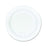 Rj Schinner Co Compartment Plate Dart Concorde White Disposable Non-Laminated Foam 9 Inch Diameter - 9PWCR / 9PWC