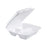 Dart Performer - Carryout Food Container White Single Use Foam 9-3/8 X 9 X 3 Inch - 90HT3R / 90HT3