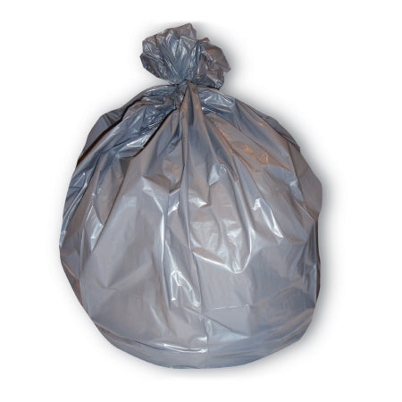 Rj Schinner Co Trash Bag Heritage 45 Gal. Gray Ldpe 1.1 Mil. 40 X 46 Inch Star Seal Bottom Flat Pack - H8046SG