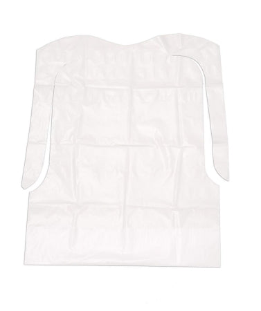 Rj Schinner Co Bib, Adlt W/Catch Pocket Wht 15"X20" (500/Cs) - PLB-1520-W