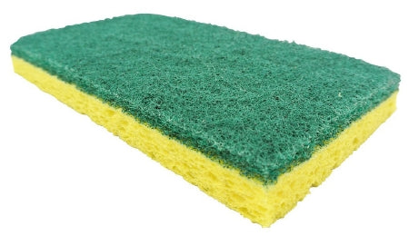 Rj Schinner Co - Scouring Sponge / Pad Medium Duty Yellow / Green NonSterile Cellulose 3/4 X 3-3/8 X 6 Inch Reusable - SC200