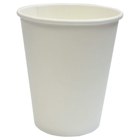 Rj Schinner Co Drinking Cup Empress Hot Cups 8 Oz. White Paper Disposable - EHC8-W