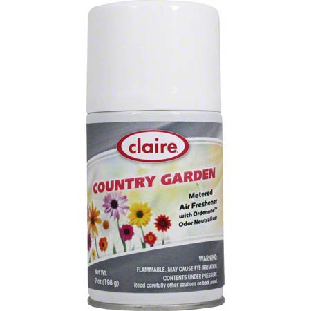 Claire - Air Freshener Dry Mist 7 oz. Can Country Garden Scent - Rj Schinner Co - 118