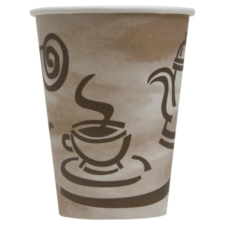 Empress Hot Cups - Drinking Cup 12 oz. Empress Print Paper Disposable - EHC12-P