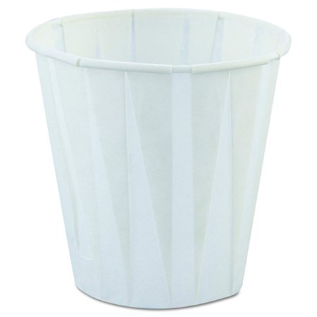 RJ Schinner Co - Pleated Water Cup 3.5 oz. White Paper Disposable - W450F