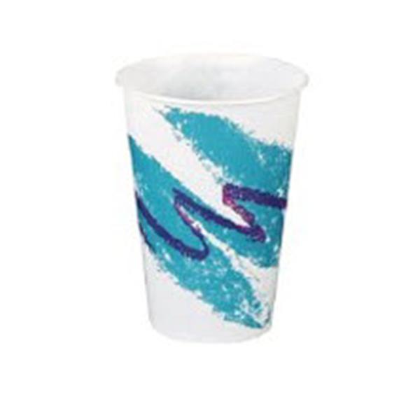 North American Corp Cup Drink Paper 7 Oz Jazz Design 100/Package, 20 Pk/Ca - 380809
