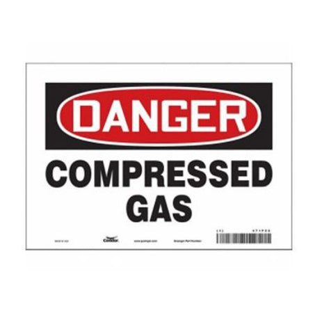 Condor - Wall Sign Caution Danger Compressed Gas - 471P50