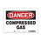 Condor - Wall Sign Caution Danger Compressed Gas - 471P50