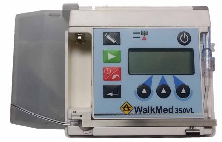 WalkMed 350VL - Ambulatory Infusion Pump 9 Volt Alkaline Battery 1 to 1,999 mL Volume LCD - 010-204609