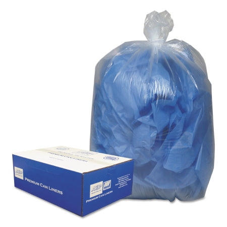 Classic Clear - Trash Bag 60 gal. Clear LLDPE / LD 0.90 mil 38 X 58 Inch Star Seal Bottom Coreless Roll - WBI385822C