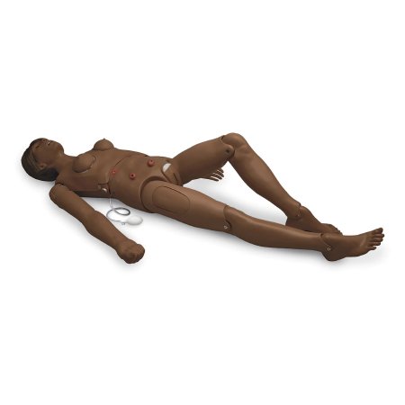 Gaumard Clinical Chloe Advanced Patient - Patient Care Manikin Dark Skin Tone Male / Female Interchangeable Full Size Adult 50 lbs. - SB51891 D