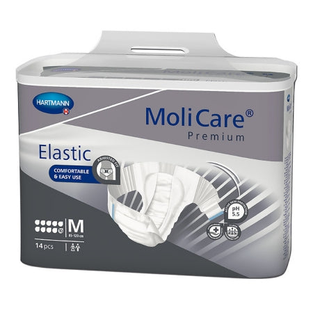 Hartmann Unisex Adult Incontinence Brief Molicare Premium Medium Disposable Heavy Absorbency - 165672