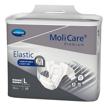 Hartmann Unisex Adult Incontinence Brief Molicare Premium Large Disposable Heavy Absorbency - 165673