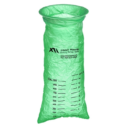 Xodus Medical Bag, Emesis Grn 1000Ml 40Oz (144/Cs) - NS30835