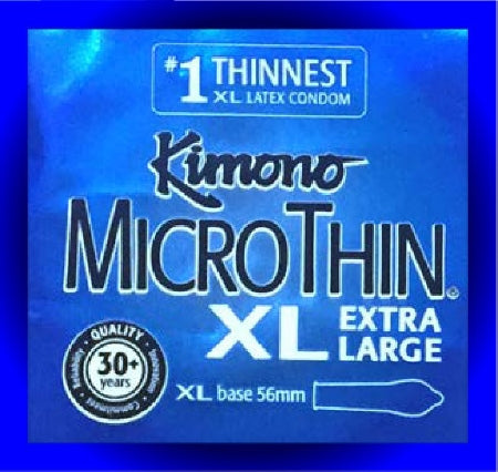 Total Access Group Condom Kimono Microthin Extra Large - KIAA8836