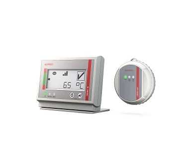 Libero W - Temperature Data Logger with Alarm Celsius -35° to +50°C Internal Probe Flip-out Stand / Wall Mount Battery Operated - NC1745646