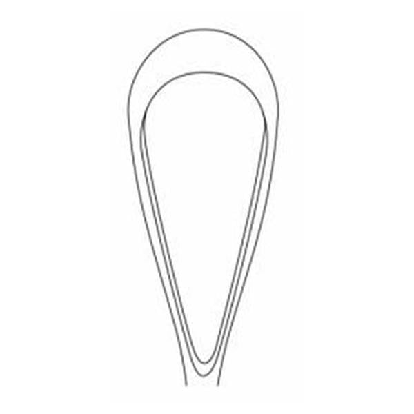 Miltex-Integra Curette Uterine Sims Meister-Hand 11" #4 Malleable Shank Sharp Blade Tip Ss Ea - MH30-1205-4