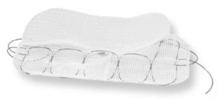 Parietex - Anatomical Hernia Repair Mesh Partially Absorbable Knitted Polyester Monofilament 4 X 6 Inch Left with Lateral Slit Style - TECT1510ADPL